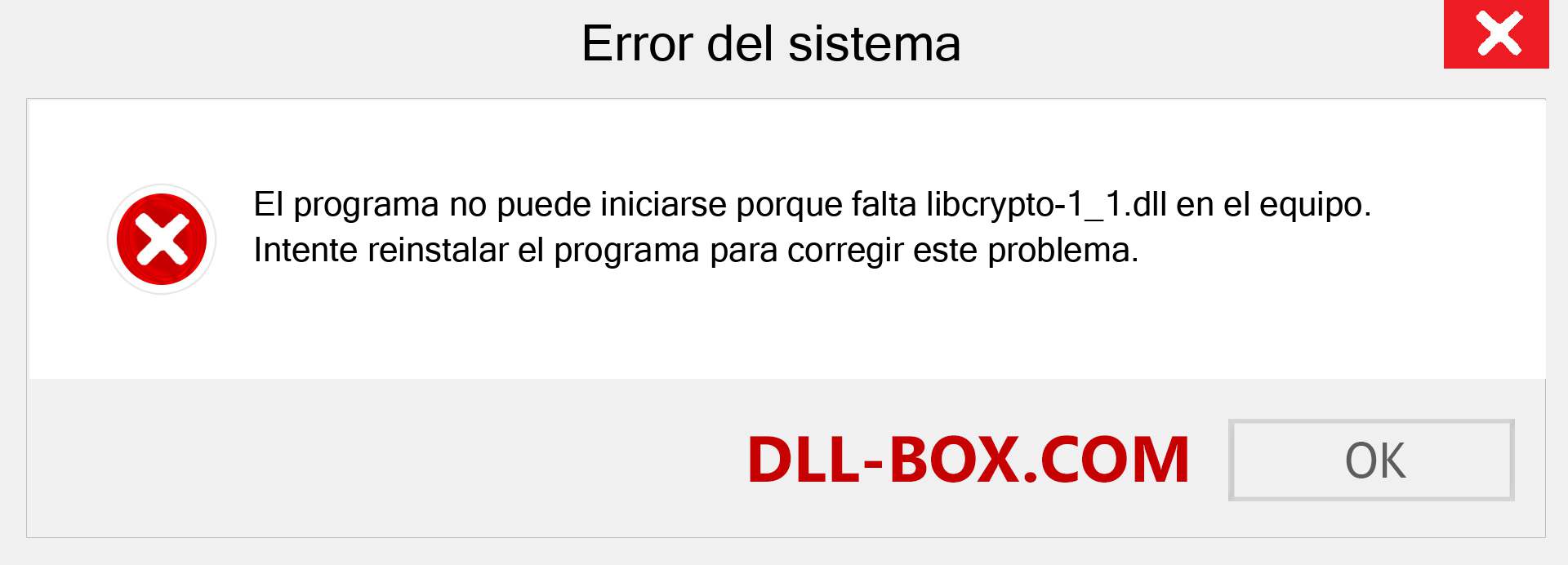 ¿Falta el archivo libcrypto-1_1.dll ?. Descargar para Windows 7, 8, 10 - Corregir libcrypto-1_1 dll Missing Error en Windows, fotos, imágenes