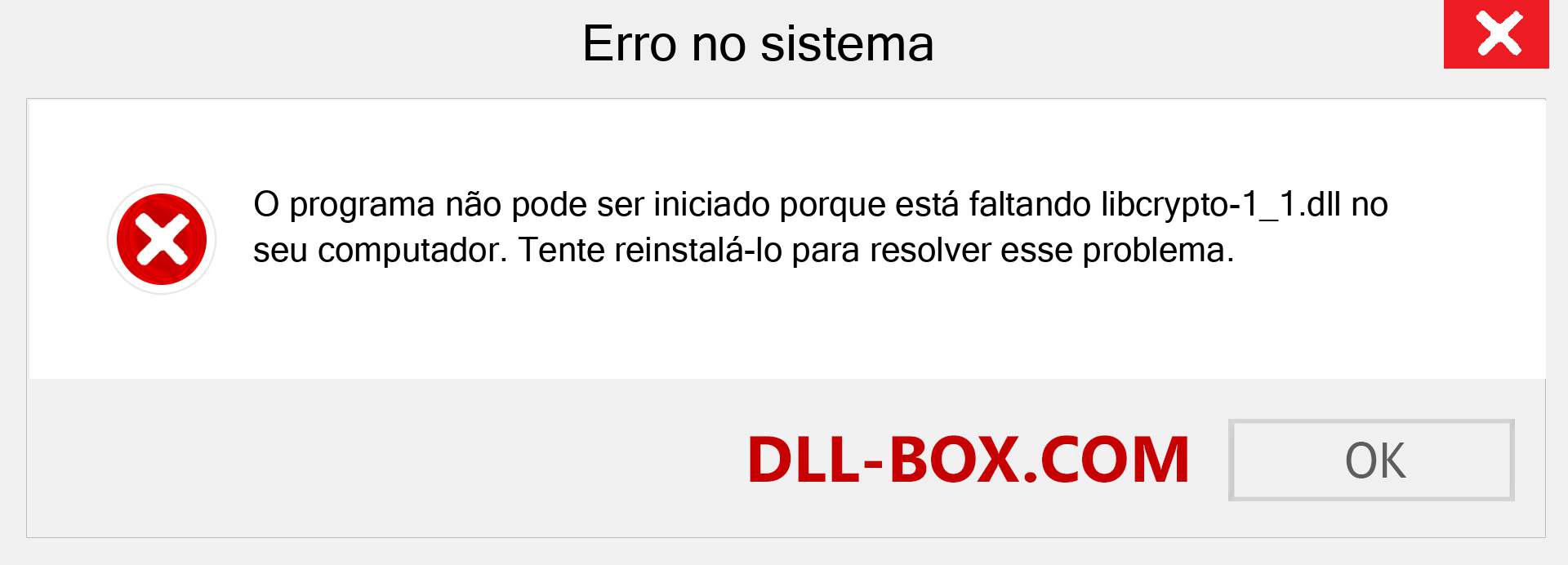 Arquivo libcrypto-1_1.dll ausente ?. Download para Windows 7, 8, 10 - Correção de erro ausente libcrypto-1_1 dll no Windows, fotos, imagens